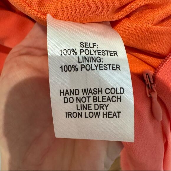 LULU’S coral high low ruffle long maxi dress small - Picture 9 of 11